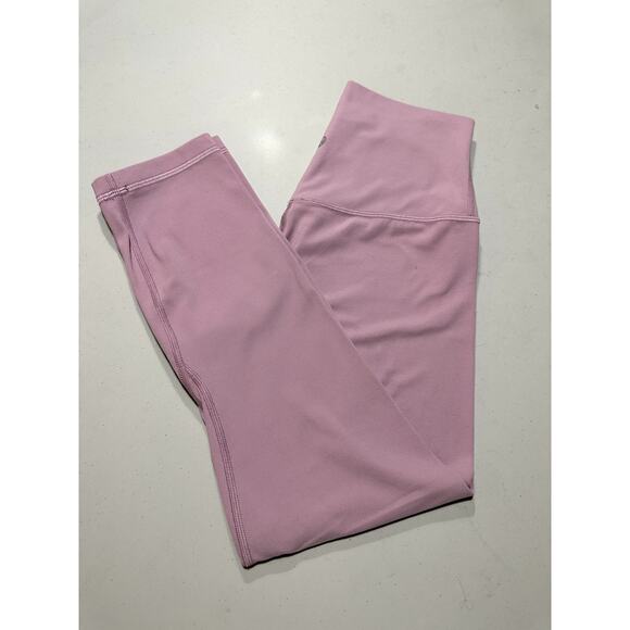 Lululemon Align Crop *21" Size 4 Pink Nulu - Picture 7 of 9